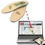 GPA smart soles with a computer that is tracking them