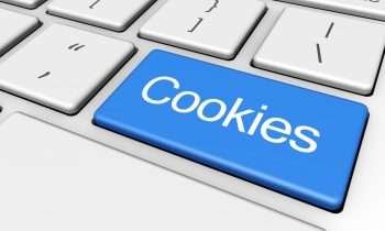 computer keyboard keys showing a key titled cookies