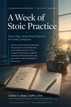 A week of stoic practice workbook cover
