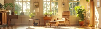 beautiful and simple living room design