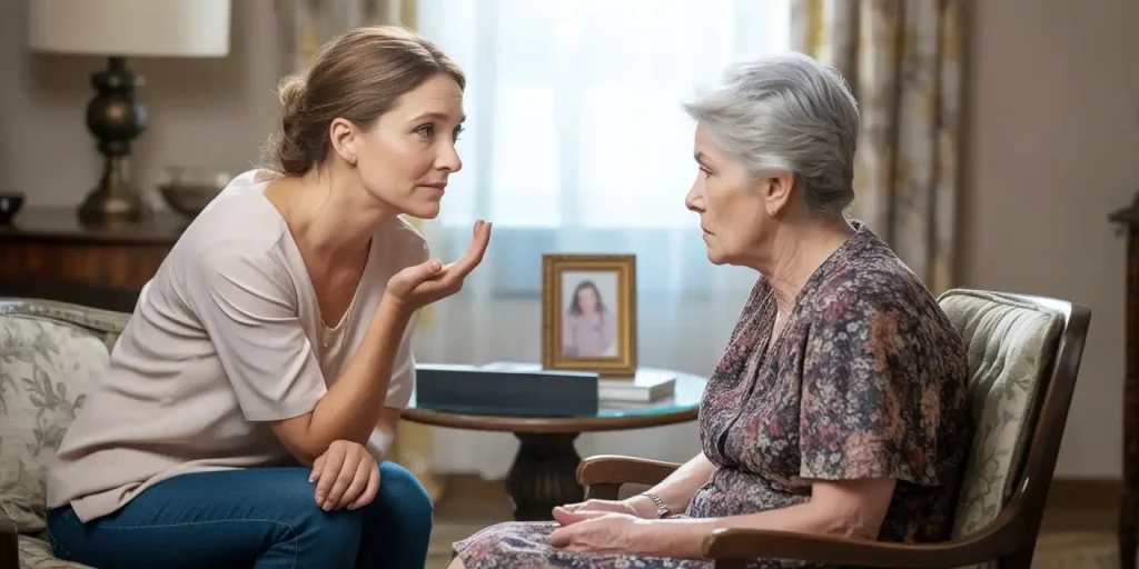 tips on how to cope with aging parents who are in denial.