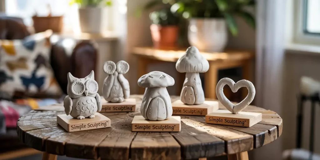 easy air dry clay crafts for seniors