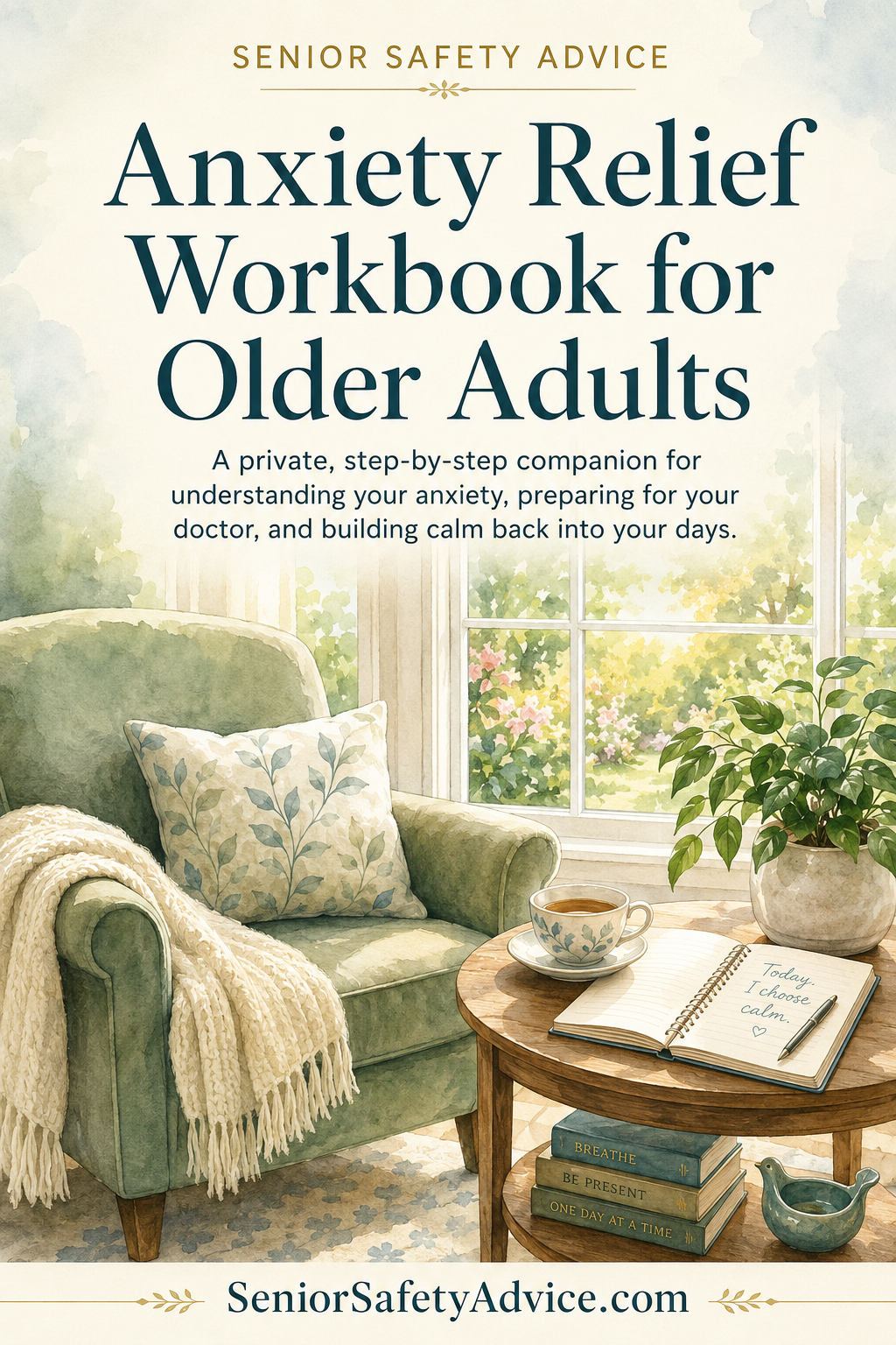 Anxiety in elderly workbook cover