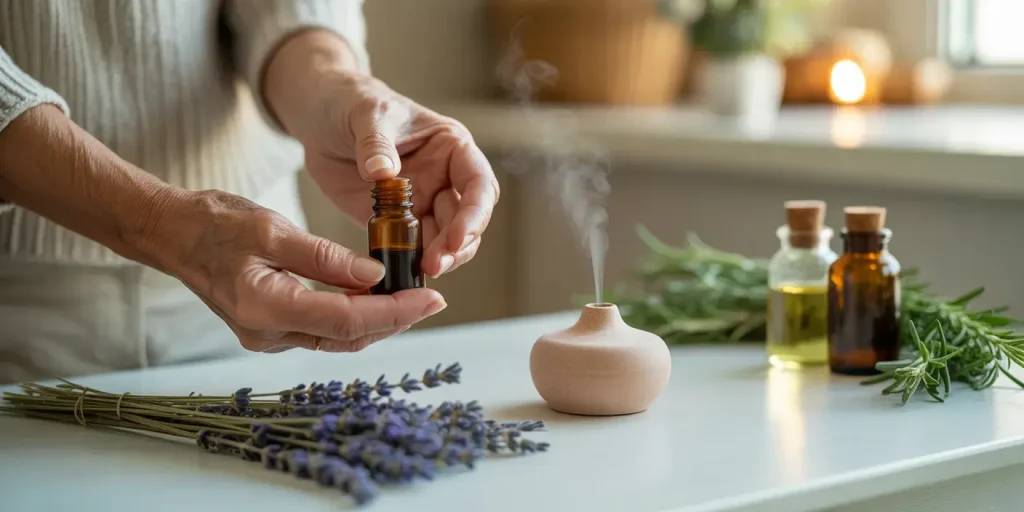 How families can use aromatherapy for seniors with dementia.