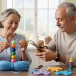 Supplies for senior crafters.