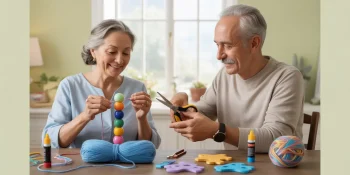 Supplies for senior crafters.