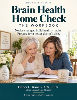 Brain health home check workbook cover