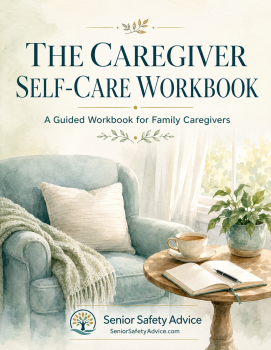 Caregiver self care checklist workbook cover