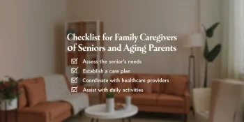 checklist for family caregivers of seniors