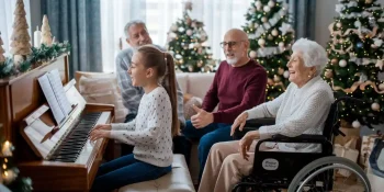 christmas with elderly parents