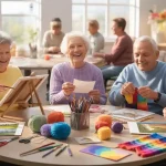 The Social and Therapeutic Power of Crafting for Seniors social crafting - beneficial for seniors