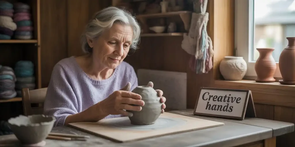 Easy crafts for seniors with shaky hands.