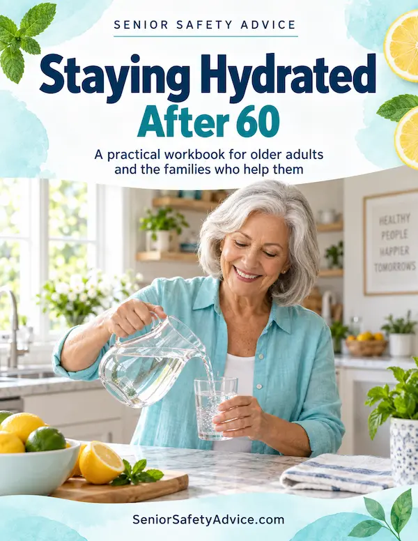 Dehydration in older adults workbook cover
