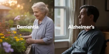 Know the difference between alzheimer's and dementia
