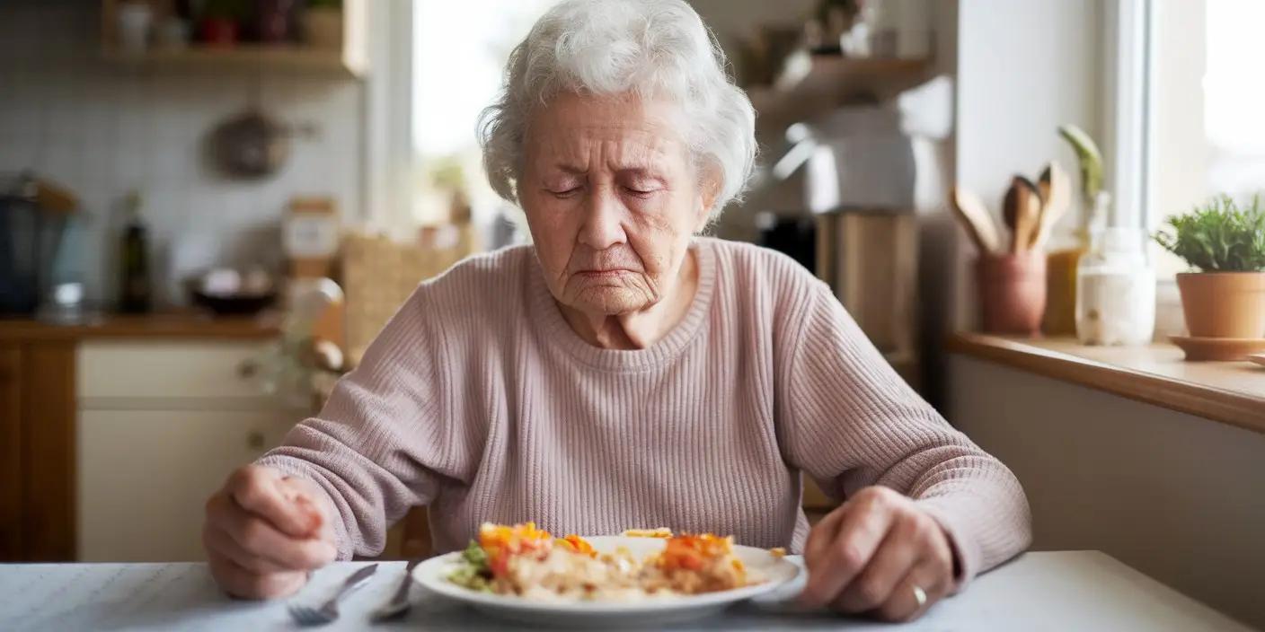 elderly mother refuses to eat