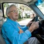 Older Adults and Dementia: Driving Considerations elderly woman driving a car