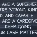 encouraging words for caregivers