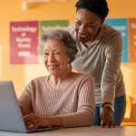 How to find free computer help for seniors.