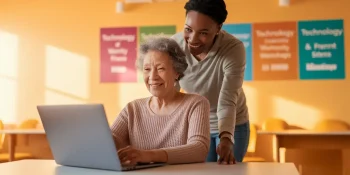 How to find free computer help for seniors.