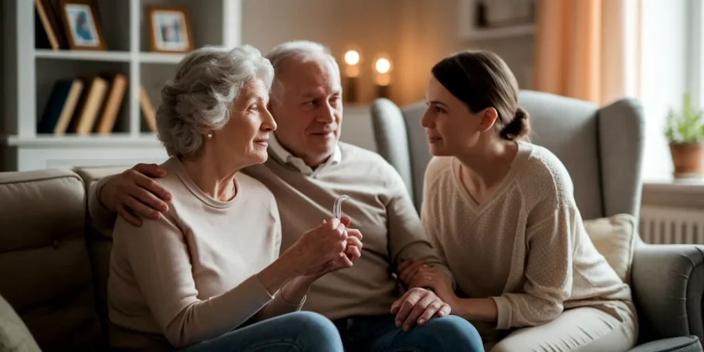 Tips on how to convince older adults to wear a hearing aid.