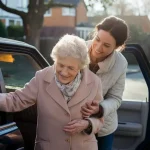 How To Get An Elderly Person Into A Car helping seniors into out of car