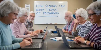 how seniors can keep track of passwords