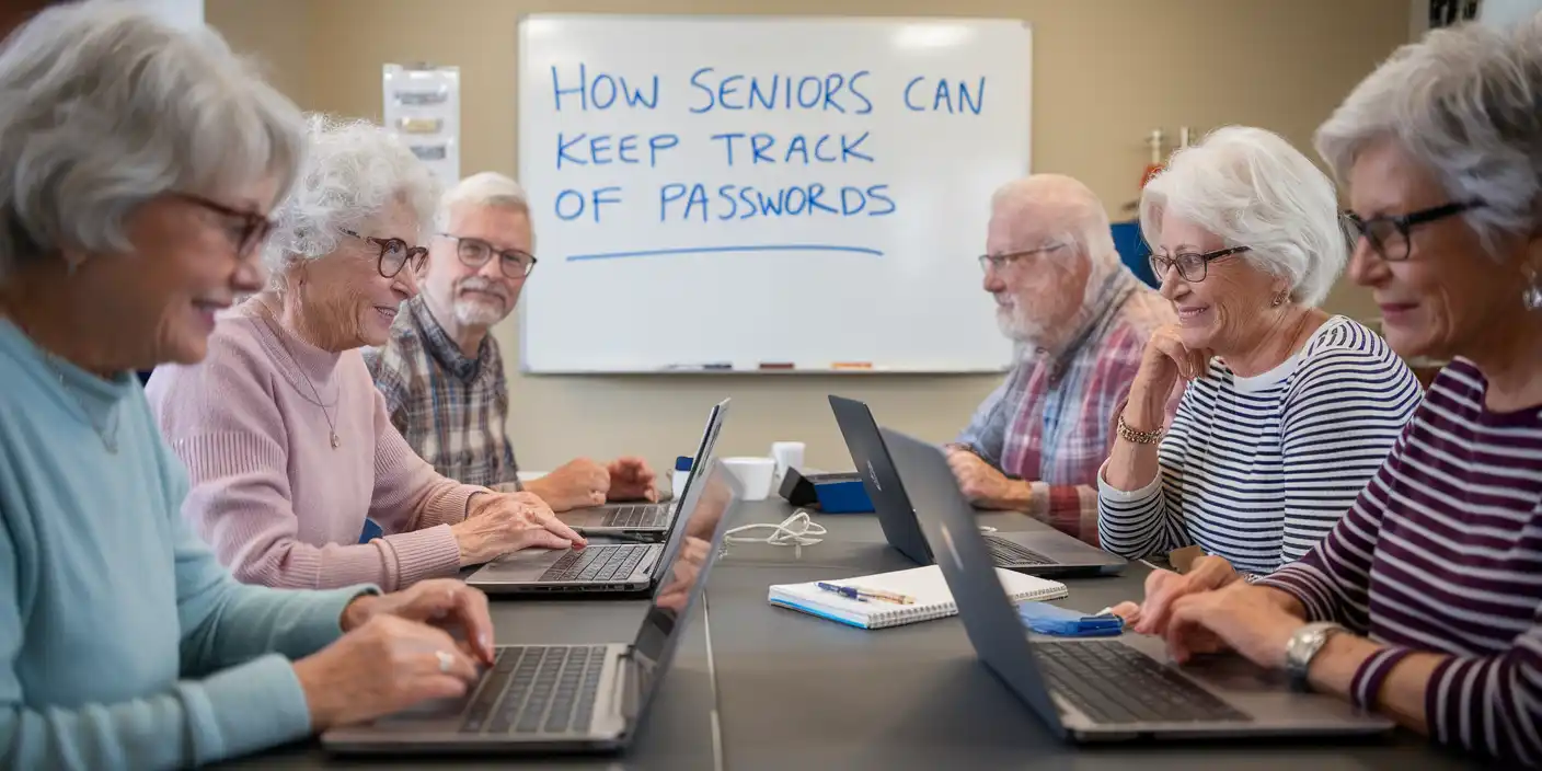 how seniors can keep track of passwords