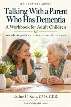 How to talk to a parent with dementia cover