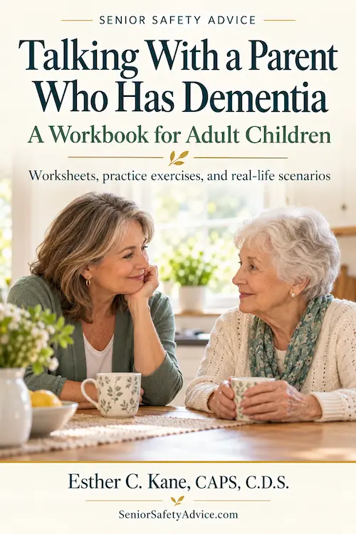 How to talk to a parent with dementia cover