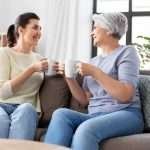 Tips On How To Talk To Elderly Parents About Accepting Help adult daughter and her older mother