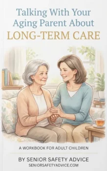 How to talk with an aging parent about long term care workbook cover