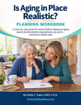 Is aging in place realistic for seniors workbook cover