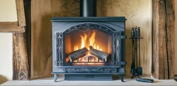leaving gas fireplace on