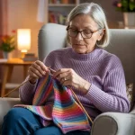 make knitting easier for older adults with weak hands