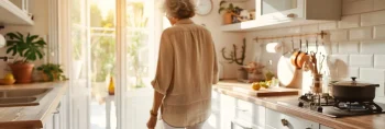 mom leaves stove on