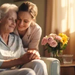 She Has Dementia, Will She Know It's Mother's Day? Mother with dementia and daughter on Mother's Day.