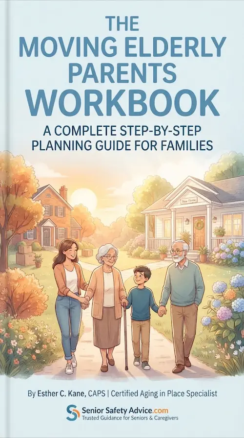 Moving elderly parents workbook cover