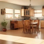 Stay Home, Stay Independent: How Smart Aging-in-Place Design Lets You Age Safely, Comfortably, and On Your Own Terms A large open floor plan home with kitchen and living room.