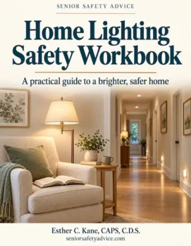 Optimizing home lighting for seniors workbook cover