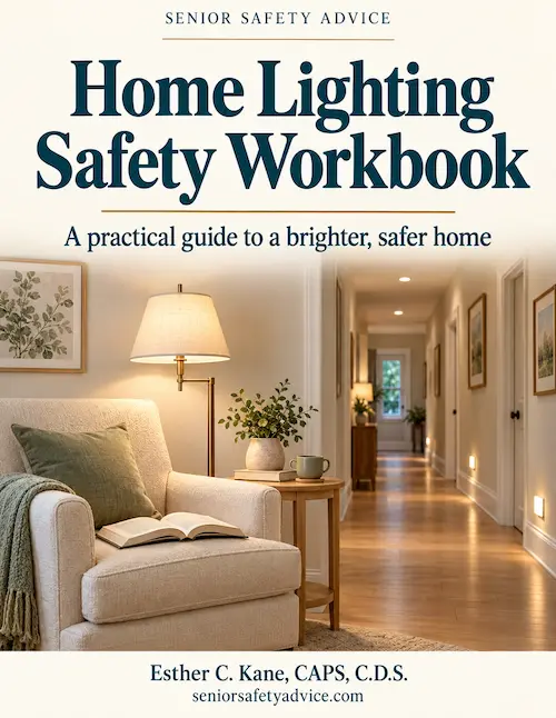 Optimizing home lighting for seniors workbook cover