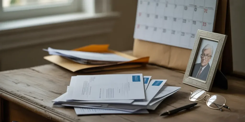 Handling taxes after someone has passed away.