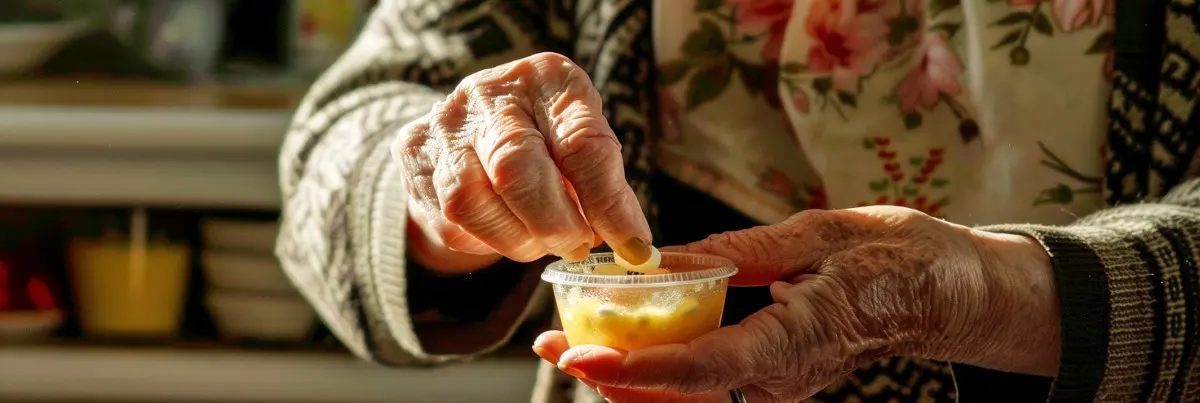 putting a pill in applesauce
