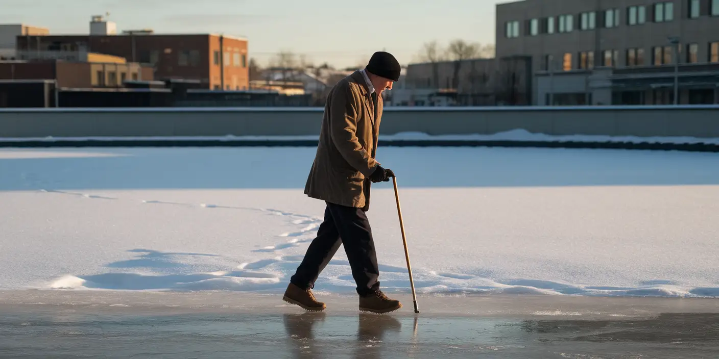 prevent from slipping on ice