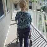 Problems With Walkers For The Elderly senior using a walker
