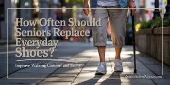 Replace worn out shoes for safety and comfort.