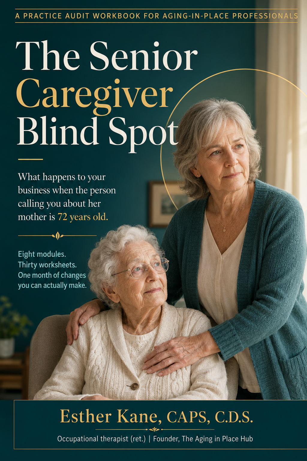 Senior caregiver blind spot cover