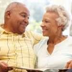 older couple enjoying a magazine