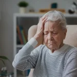 senior in pain