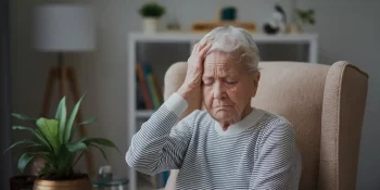 senior in pain
