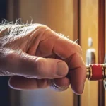 unlocking front door